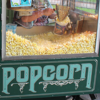 Popcorn in New Orleans Square