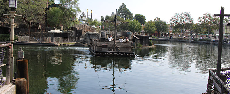 Rafts to Tom Sawyer's Island