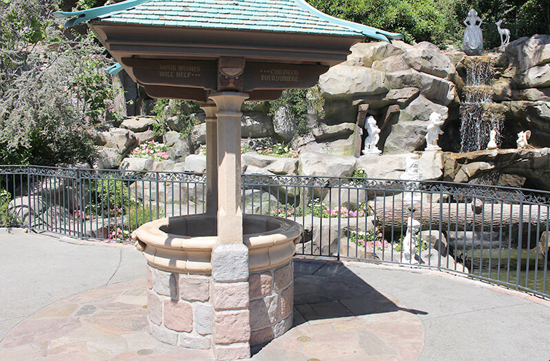 Snow White Grotto Wishing Well