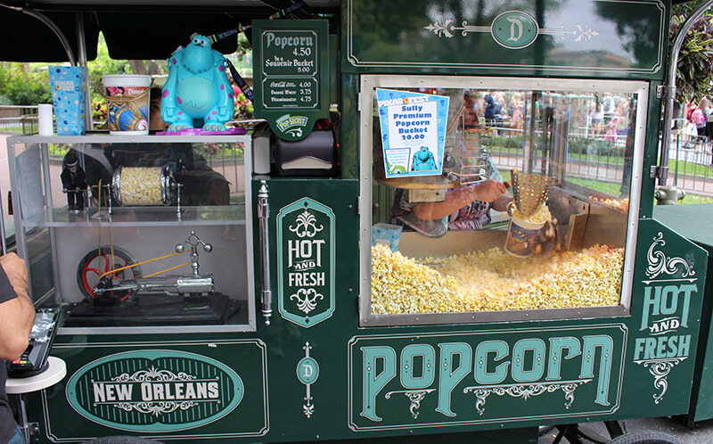 Popcorn in New Orleans Square