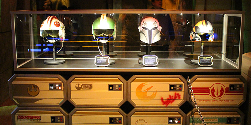 Star Wars Light Side Helmet Display