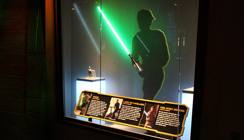 Star Wars Light Side Lightsaber Display