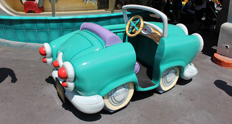 Blue Toon Car