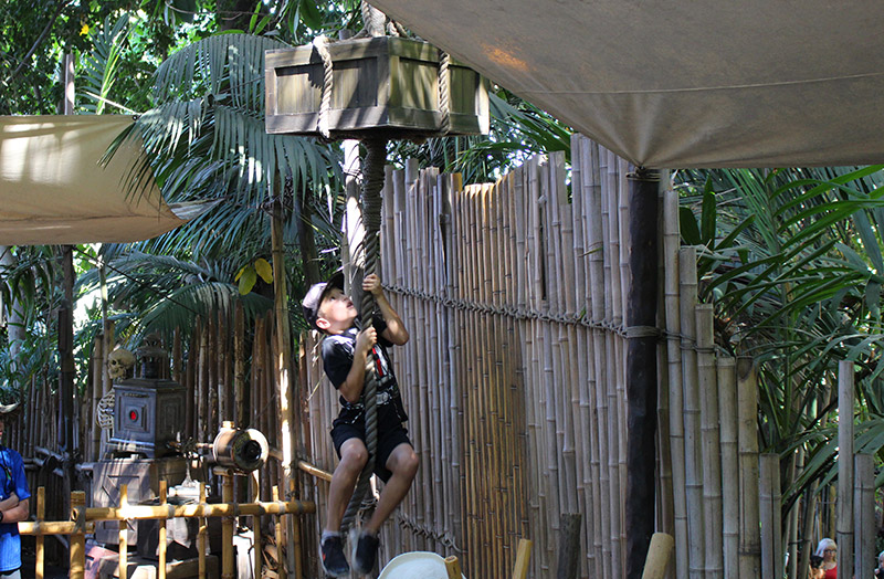Tarzan's Treehouse Rope Climb