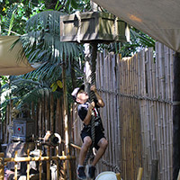 Tarzan's Treehouse Rope Climb