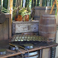 Tarzan's Treehouse Musical Instruments