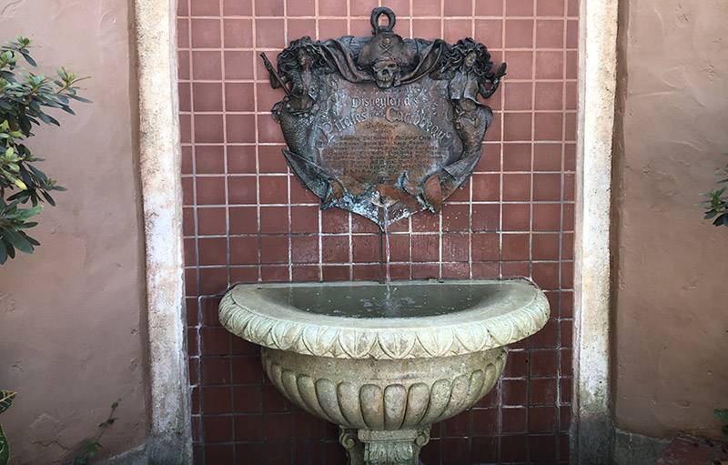 Pirates of the Caribbean Fountain