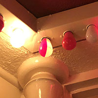 Red/White Light Bulb